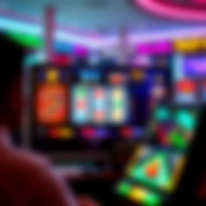 Gameplay Experience in Pop Slots Engaging gameplay screen highlighting various slot machines