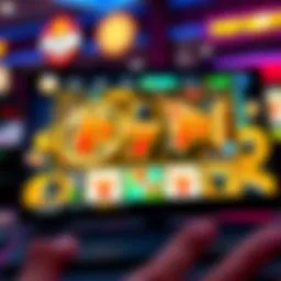 Overview of Pop Slots user interface showcasing vibrant graphics