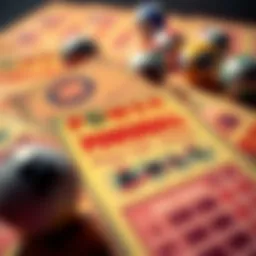 Overview of Powerball lottery tickets with vibrant colors