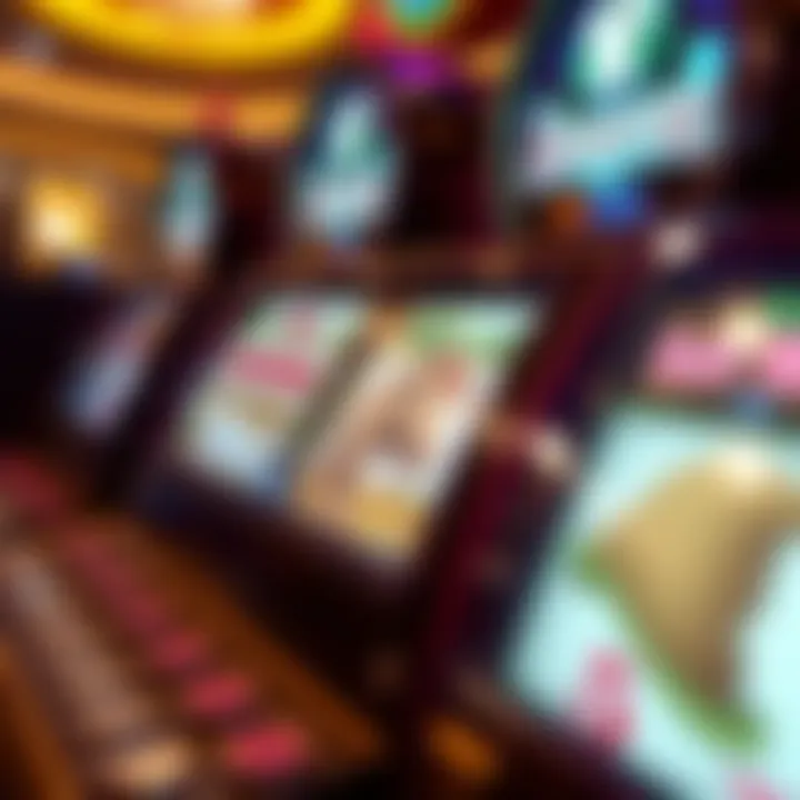 Close-up of themed slot machine featuring adventure motifs