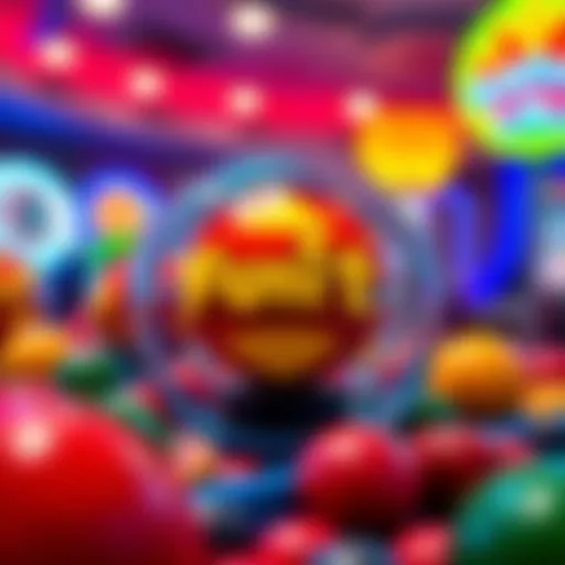 Vibrant Symbols of Fruit Party Colorful symbols representing the Fruit Party game