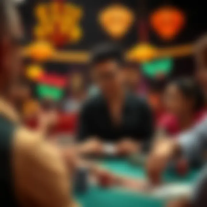 Visuals illustrating online gambling trends