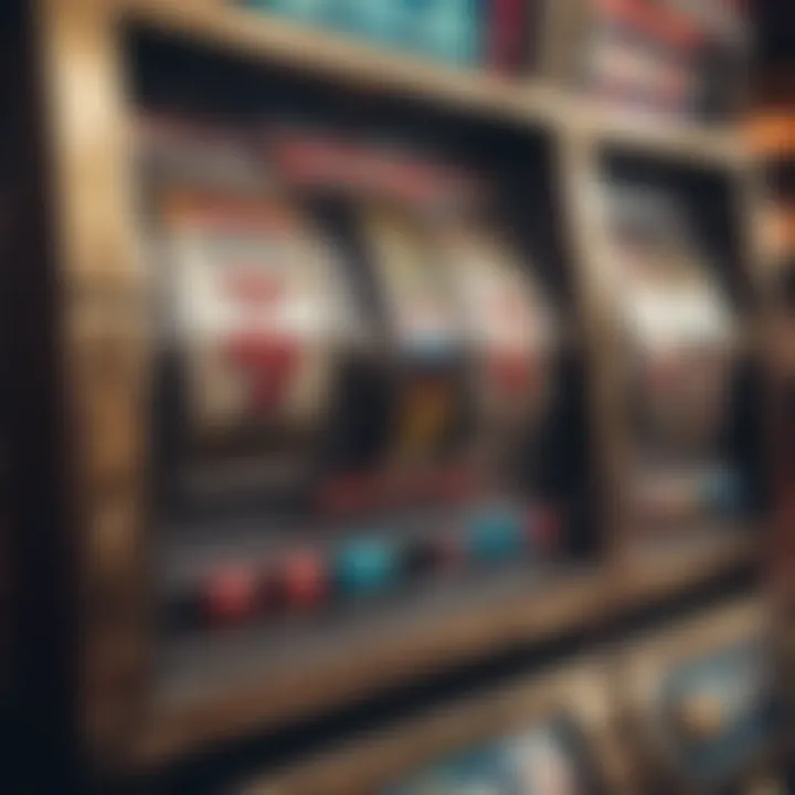 Intricate design of an online slot machine interface