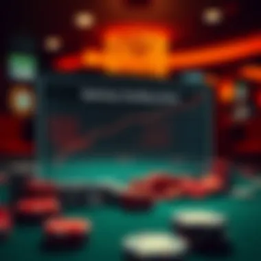 A graph illustrating the economic impact of the gambling industry.