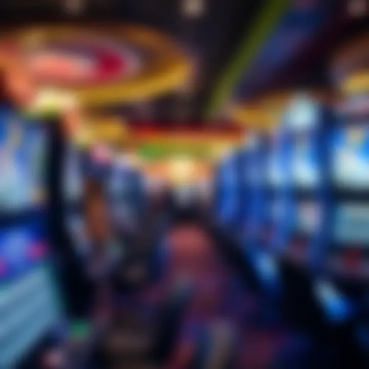Exciting gaming floor at Riverwind Casino