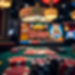 Visual representation of RTG online casino platform interface