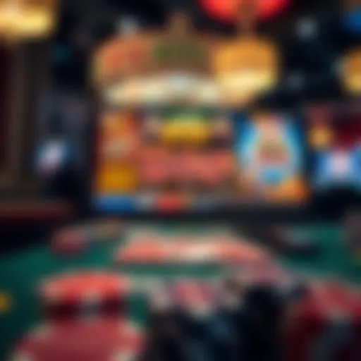 Visual representation of RTG online casino platform interface