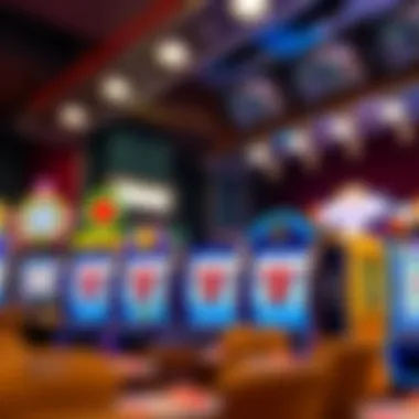 Illustration showcasing various types of slot games