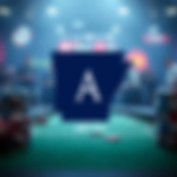 Arkansas: The Evolving Landscape of Sports Betting Visual representation of Arkansas with symbols of sports betting