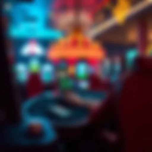 Diverse Online Gambling Platforms A visual representation of online gambling platforms