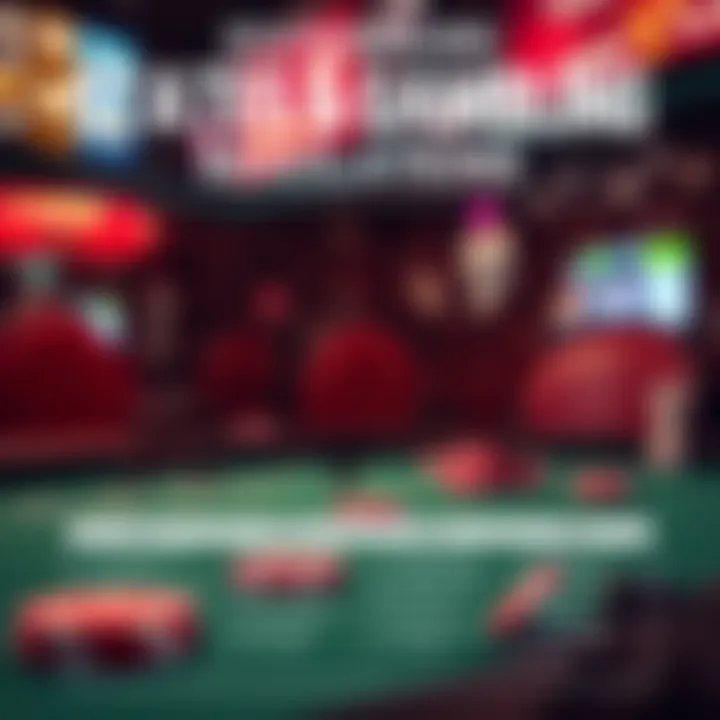 Infographic detailing state-specific regulations on gambling