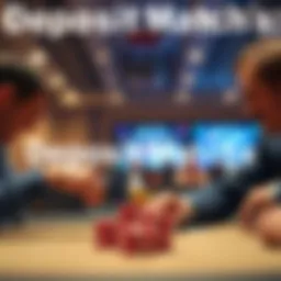 Visual representation of a deposit match concept