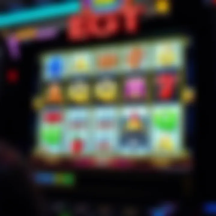 A detailed view of EGT slot symbols and payouts on a screen