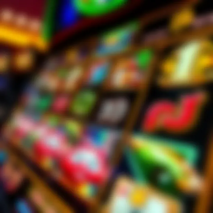 Unique Features of Slot Games Close-up of a slot game interface highlighting unique features