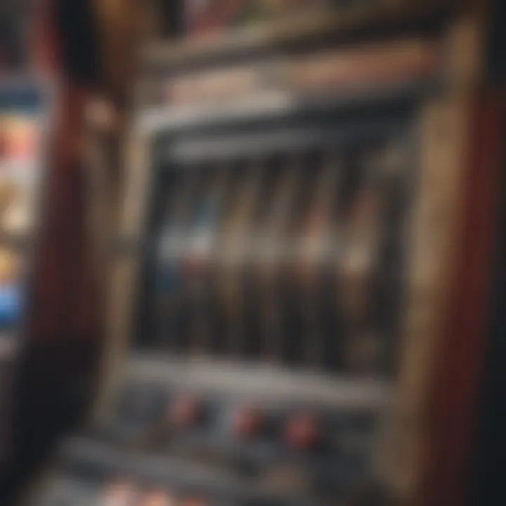 Close-up of a slot machine jackpot win