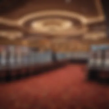 Interior shot of the casino floor filled with gaming machines and lively atmosphere.