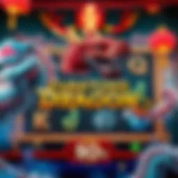 A captivating visual of the Floating Dragon slot interface showcasing vibrant graphics and engaging animations.