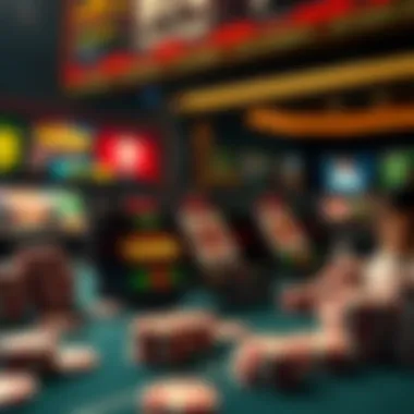 Visual representation of online gambling platforms with cashback features