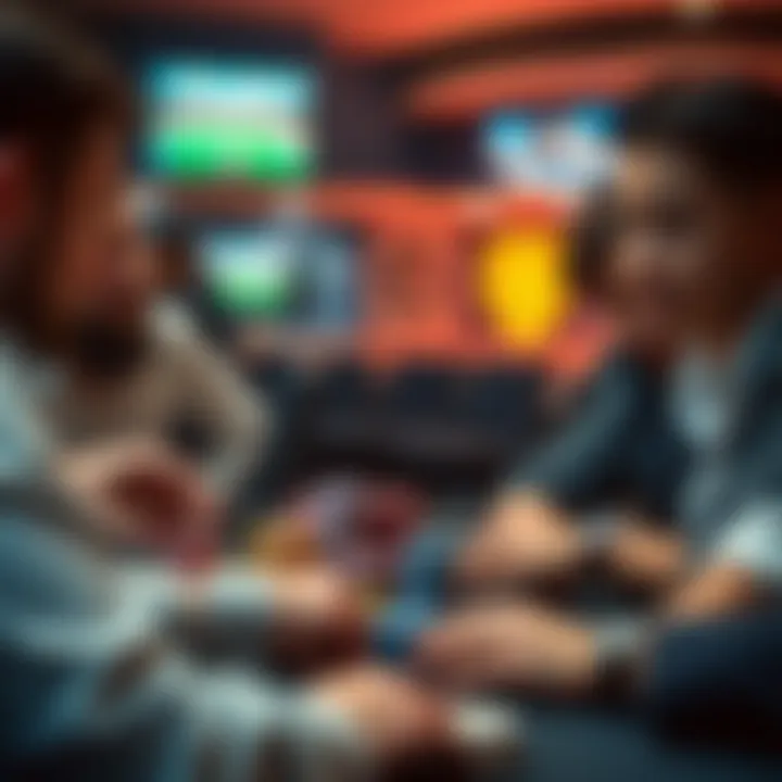 A visual representation of camaraderie and competition in online poker circles