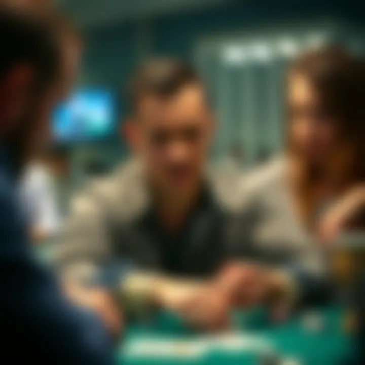 Emotional Control in High-Stakes Situations Player managing emotions during a game