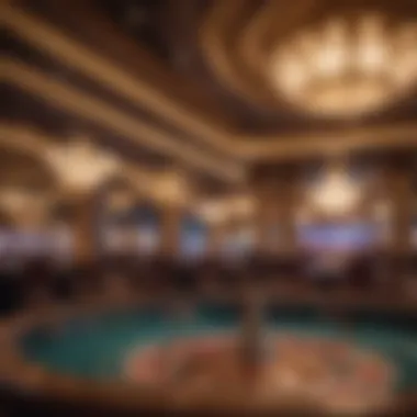 Elegant casino ambiance