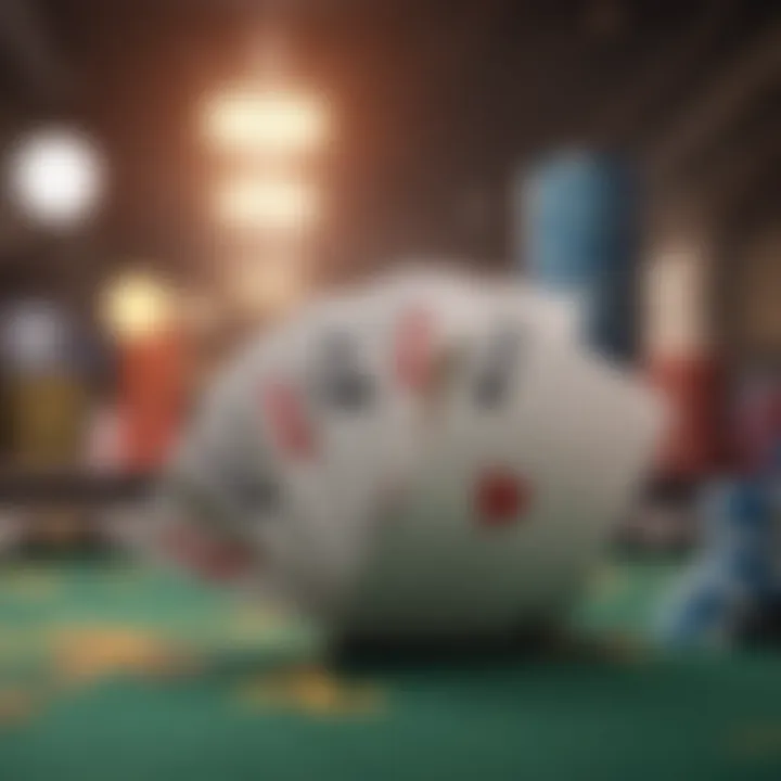 A close-up of a pair of aces symbolizing the excitement of blackjack