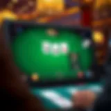 A digital interface showing a free blackjack game in action