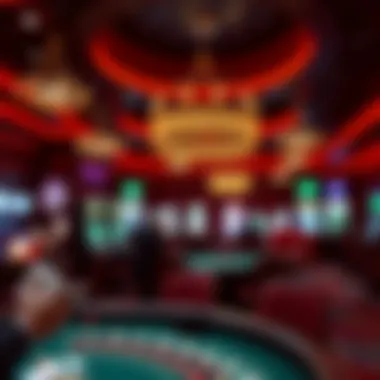 An inviting online casino atmosphere showcasing free gaming options