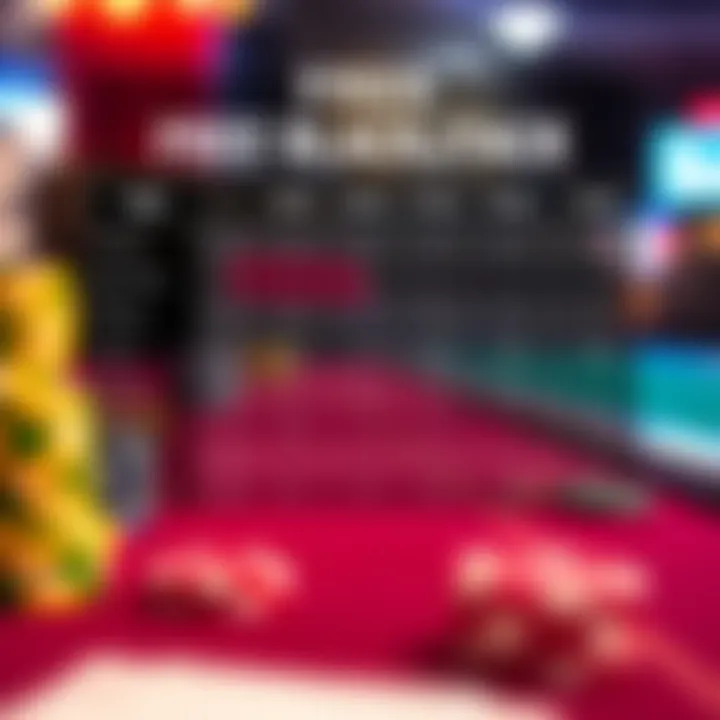 A comparison chart of various platforms offering free blackjack