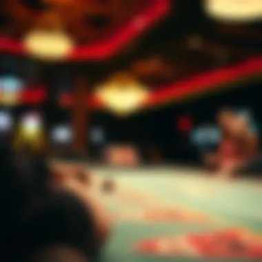 High-Stakes Poker Table High-stakes poker table at Albuquerque casino