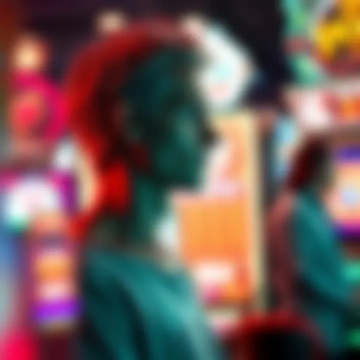 Illustration showcasing the psychology of player attraction