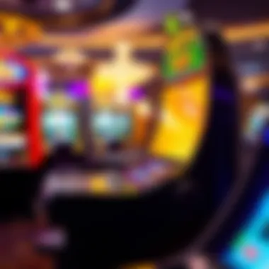 Visual representation of technological advancements in gaming machines