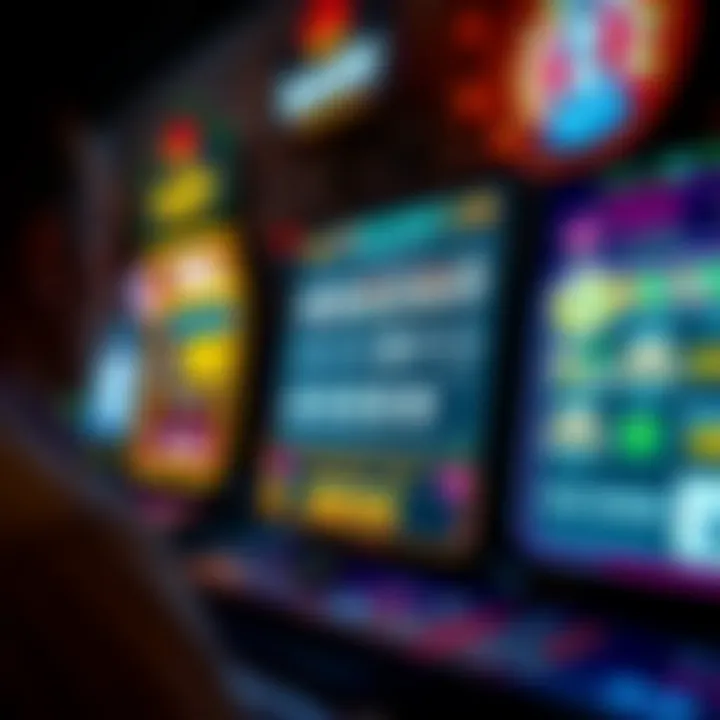 Digital Interface for Scratchers Online lottery ticket purchase interface