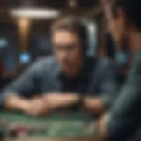 A person listening to an audio poker book while studying strategy.