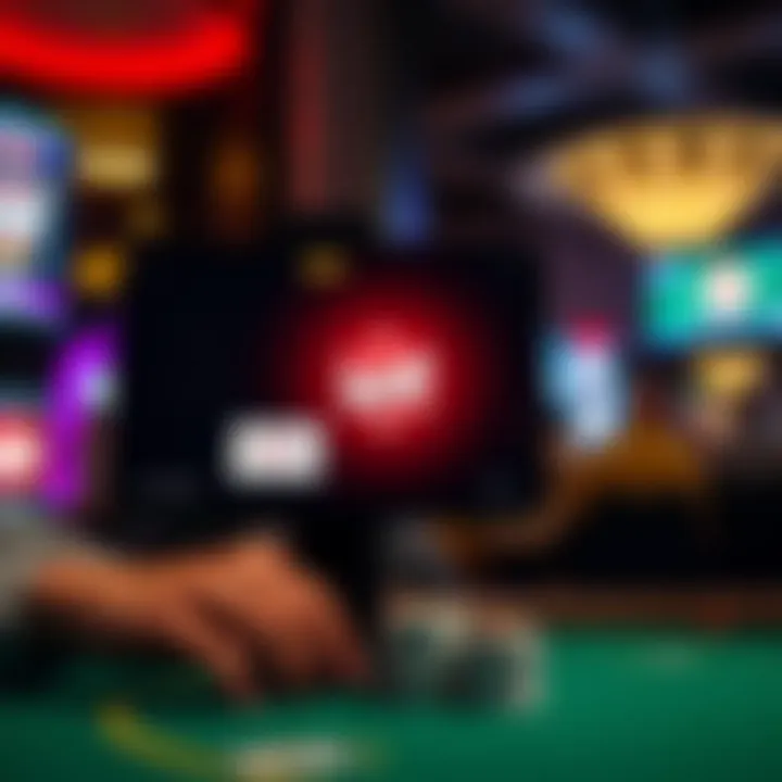 Showcase of the WSOP Real Money App interface