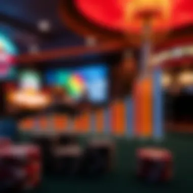 A dynamic chart illustrating trends in the gambling market