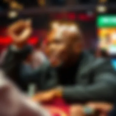 Victory in Wagering - Mayweather's Celebrated Wins Floyd Mayweather celebrating a betting win