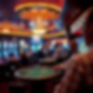 Gaming floor bustling with activity