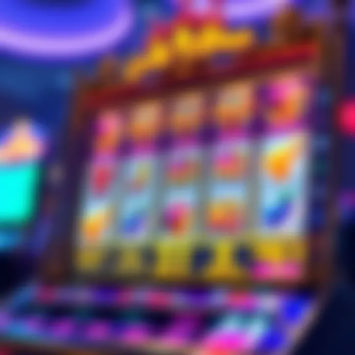 An enchanting visual of the Genie Wishes slot machine featuring vibrant symbols and animations.