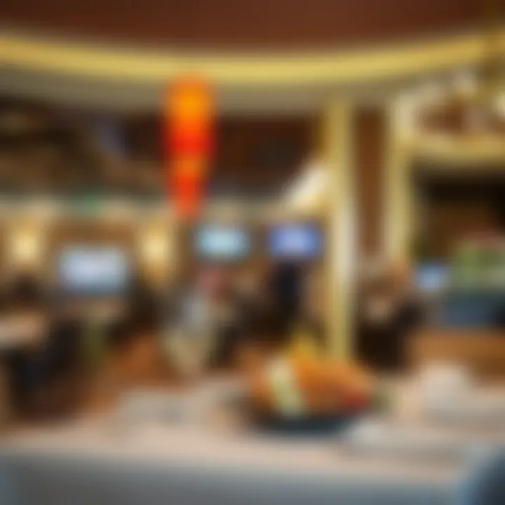 Diverse Dining Options Available Diverse dining area at GM Grand Las Vegas featuring exquisite cuisine options