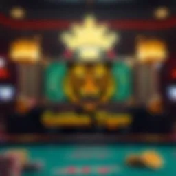 Golden Tiger Slots logo and branding elements
