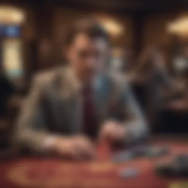 Understanding Gambling Psychology An engaging representation of the psychology of gambling, featuring brain imagery and casino elements.