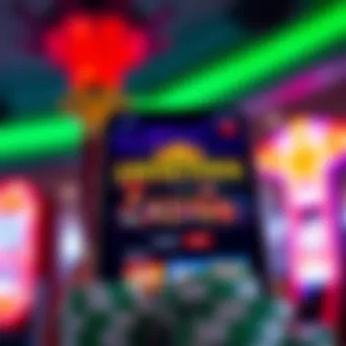 Greektown Casino app interface showcasing its vibrant design