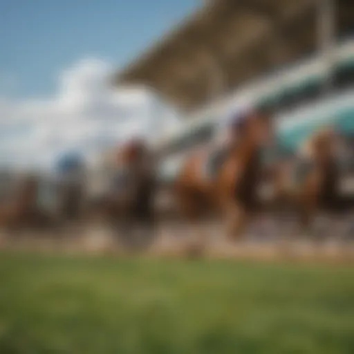 Thoroughbred racing at Gulfstream Park