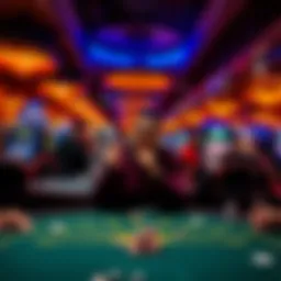 A vibrant casino interior showcasing players engaged in gaming