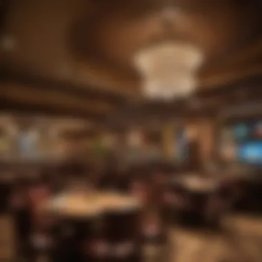 Dining area at Harrah's Casino featuring a variety of culinary options