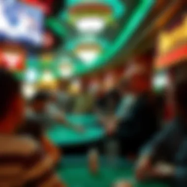 Entertainment Event at Harrah's Philadelphia Casino A lively entertainment event taking place at Harrah's Philadelphia Casino