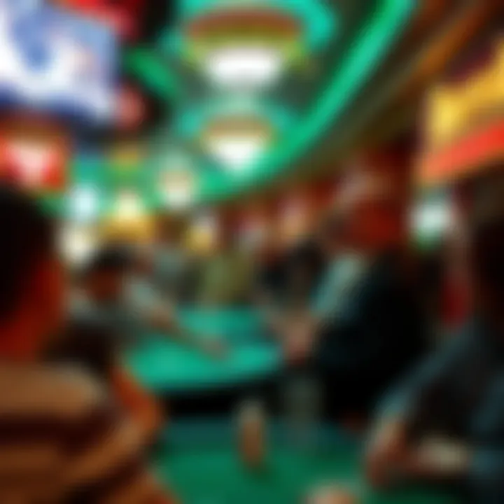 Entertainment Event at Harrah's Philadelphia Casino A lively entertainment event taking place at Harrah's Philadelphia Casino