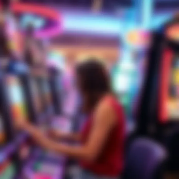 Engagement in Slot Machine Gaming Player engaged with slot machine