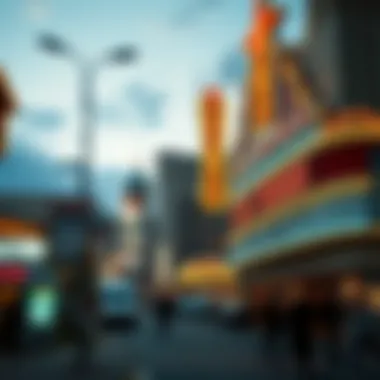 Historical Las Vegas casino illustrating its evolution over the decades